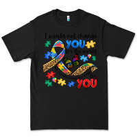 Black i would not change you autism Premium Tee - JahusDesignShop