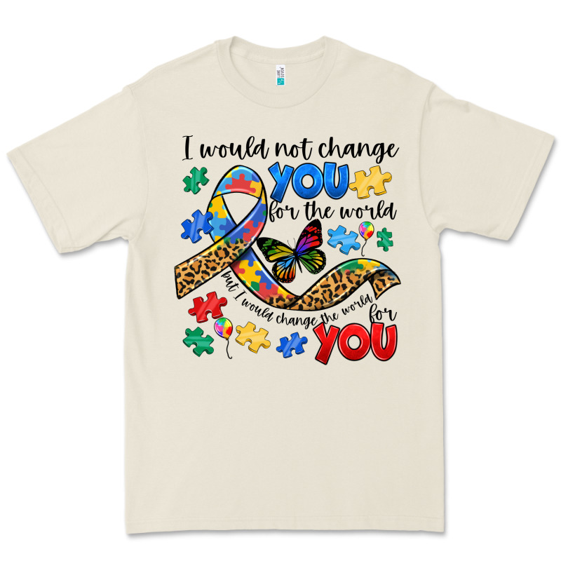 I Would Not Change You Autism Premium Tee by JahusDesignShop | Teevron