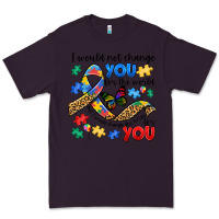 Plum i would not change you autism Premium Tee - JahusDesignShop