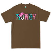 Cacao valentines day howdy and heart gift Premium Tee - AdoDesignShop