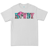 Dove Grey valentines day howdy and heart gift Premium Tee - AdoDesignShop