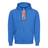 True Royal colorful girl Zipper Hoodie - TumblerDesignByShophia