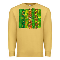 Antique Gold St. Patrick's Day brushstrokes Premium Sweatshirt - HowdyJamesFarm