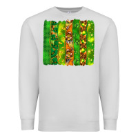 Dove Grey St. Patrick's Day brushstrokes Premium Sweatshirt - HowdyJamesFarm