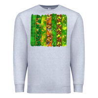 Heather Grey St. Patrick's Day brushstrokes Premium Sweatshirt - HowdyJamesFarm