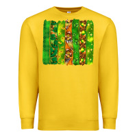 Lemon St. Patrick's Day brushstrokes Premium Sweatshirt - HowdyJamesFarm