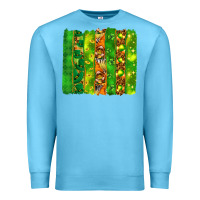 Ocean Blue St. Patrick's Day brushstrokes Premium Sweatshirt - HowdyJamesFarm