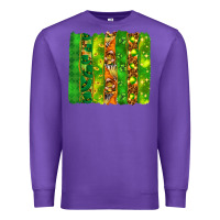 Purple St. Patrick's Day brushstrokes Premium Sweatshirt - HowdyJamesFarm