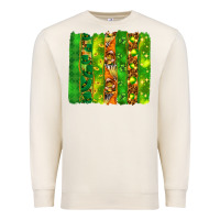 Sandshell St. Patrick's Day brushstrokes Premium Sweatshirt - HowdyJamesFarm