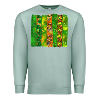 Seafoam St. Patrick's Day brushstrokes Premium Sweatshirt - HowdyJamesFarm