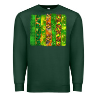 Sports Green St. Patrick's Day brushstrokes Premium Sweatshirt - HowdyJamesFarm