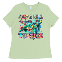 Just A Girl Who Loves Turtles Ladies Tee | Teevron