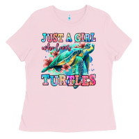 Just A Girl Who Loves Turtles Ladies Tee | Teevron