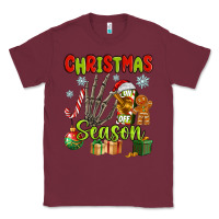 Burgundy christmas season Classic Tee - MaliasSmallBusiness