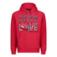 Cardinal Let all that you do be done in love 1 corinthians Premium Hoodie - HowdyJamesFarm