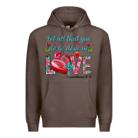 Coffee Let all that you do be done in love 1 corinthians Premium Hoodie - HowdyJamesFarm