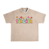 French Oak custom teacher flowers Urban Heavy Tee - JahusDesignShop