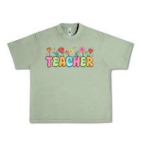 Oil Green custom teacher flowers Urban Heavy Tee - JahusDesignShop