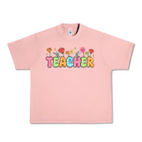 Salmon custom teacher flowers Urban Heavy Tee - JahusDesignShop