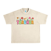 Sandshell custom teacher flowers Urban Heavy Tee - JahusDesignShop