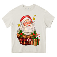 Cream santa claus cupcake Heavy Core Tee - AdoDesignShop
