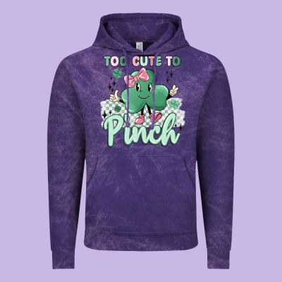 Too Cute To Pinch Vintage Hoodie Designed By Maliassmallbusiness