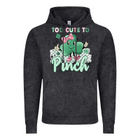 Vintage Black too cute to pinch Vintage Hoodie - MaliasSmallBusiness