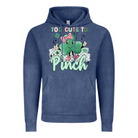 Vintage Denim too cute to pinch Vintage Hoodie - MaliasSmallBusiness