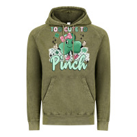 Vintage Olive too cute to pinch Vintage Hoodie - MaliasSmallBusiness