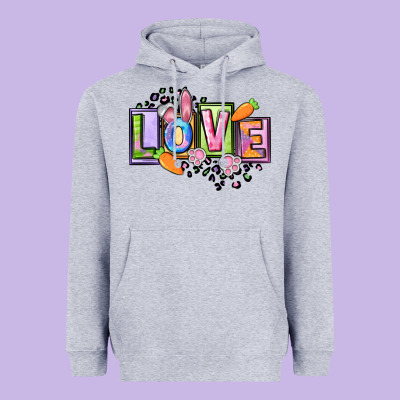 Easter Love Happy Easter Day Heavyweight Hoodie Designed By Cowgirlartshop