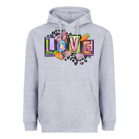 Heather Grey Easter love Happy Easter Day Heavyweight Hoodie - CowGirlArtShop
