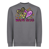 Storm Mardi Gras heart Heavyweight Sweatshirt - LillyAllenDesigns
