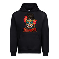 Black chingona latina bun mama Urban Hoodie - BundleAndBundleShop