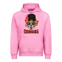 Fuchsia Pink chingona latina bun mama Urban Hoodie - BundleAndBundleShop