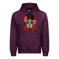 Mauve Wine chingona latina bun mama Urban Hoodie - BundleAndBundleShop