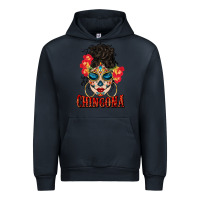 Navy chingona latina bun mama Urban Hoodie - BundleAndBundleShop