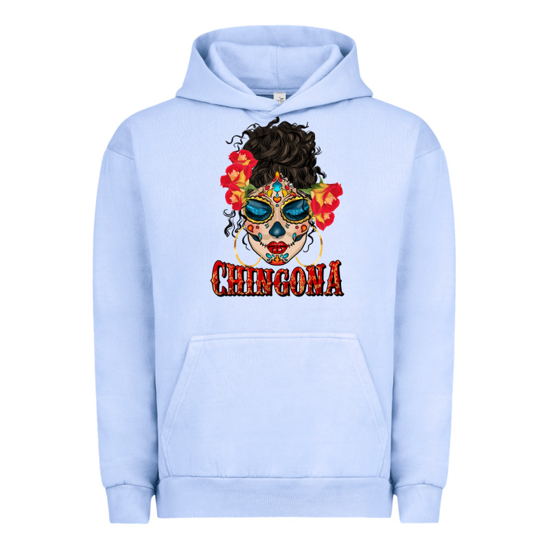 Chingona Latina Bun Mama Urban Hoodie by BundleAndBundleShop | Teevron