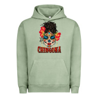 Pigment Oil Green chingona latina bun mama Urban Hoodie - BundleAndBundleShop