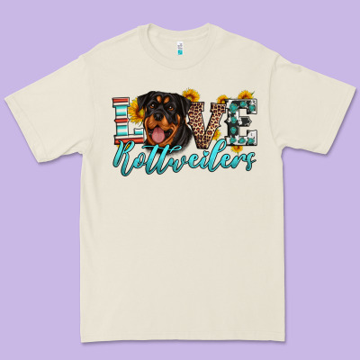Love Rottweilers Premium Tee Designed By Artiststas