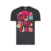 Vintage Black birthday girl Vintage Tee - MaliasSmallBusiness