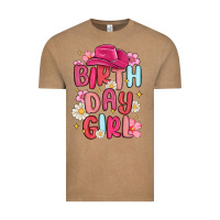 Vintage Coffee birthday girl Vintage Tee - MaliasSmallBusiness