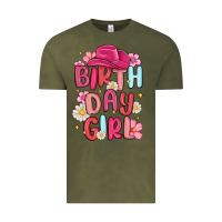 Vintage Olive birthday girl Vintage Tee - MaliasSmallBusiness