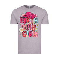 Vintage Zinc birthday girl Vintage Tee - MaliasSmallBusiness