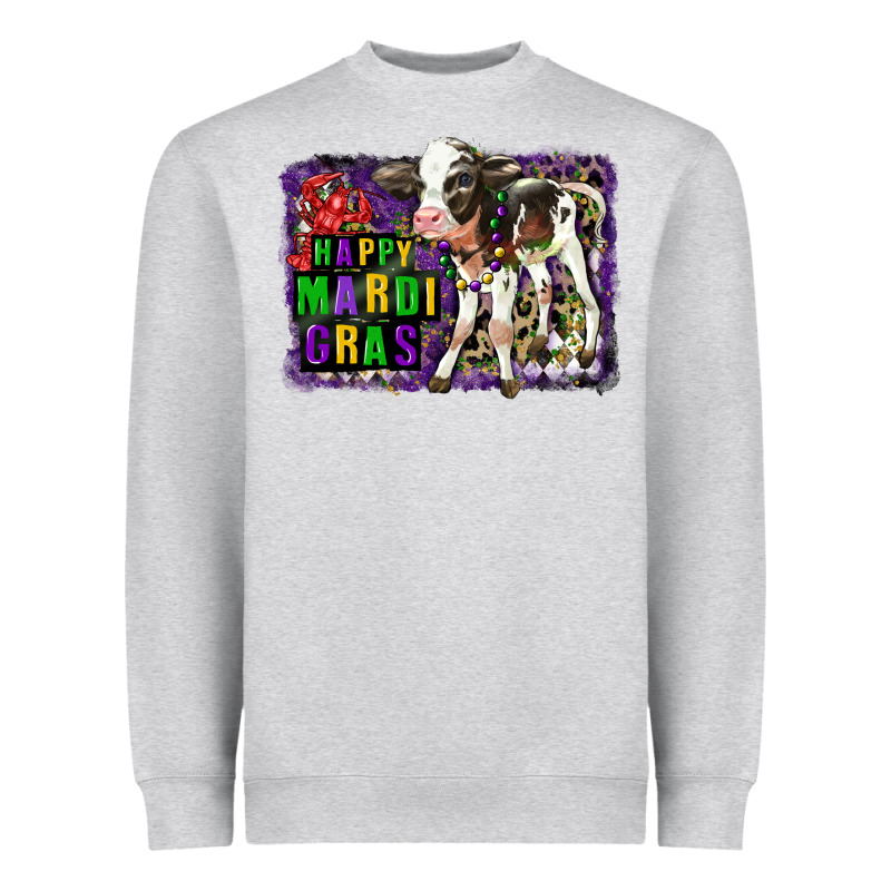 Mardi Gras Calf Heavyweight Sweatshirt by LillyAllenDesigns | Teevron