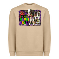 Mushroom Mardi Gras Calf Heavyweight Sweatshirt - LillyAllenDesigns