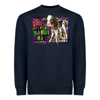Navy Mardi Gras Calf Heavyweight Sweatshirt - LillyAllenDesigns