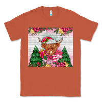 Copper pink christmas cow Classic Tee - MaliasSmallBusiness