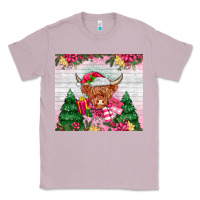 Lilac pink christmas cow Classic Tee - MaliasSmallBusiness