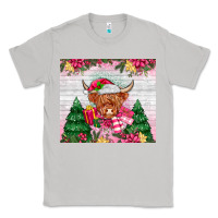 Moon Dust pink christmas cow Classic Tee - MaliasSmallBusiness