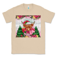Mushroom pink christmas cow Classic Tee - MaliasSmallBusiness
